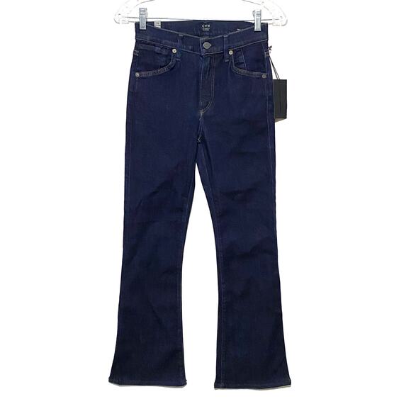 Citizens of Humanity Jeans Fleetwood Crop High Rise Flare Sculpt Womens 24 NWT - Picture 1 of 11
